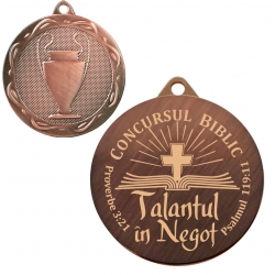 Medalii personalizate verso, Talantul in Negot